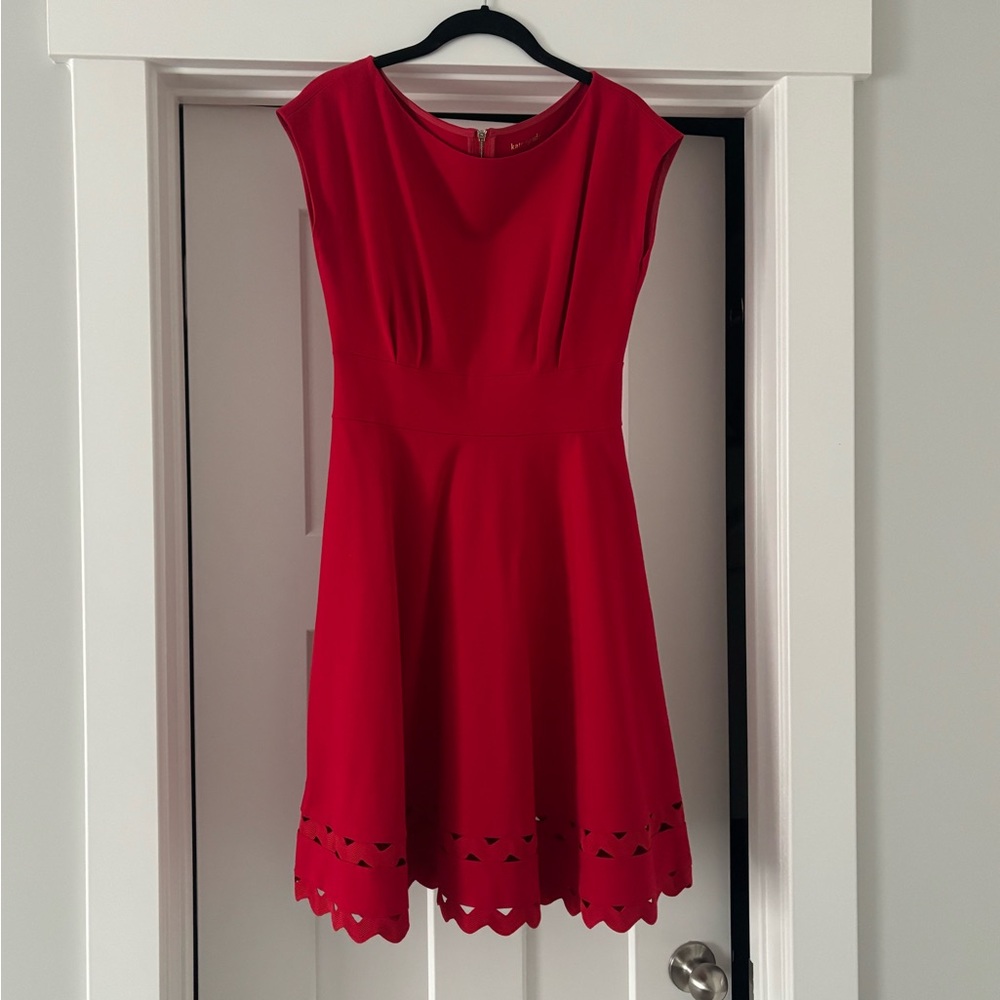 Elegant Red Kade Spade Dress